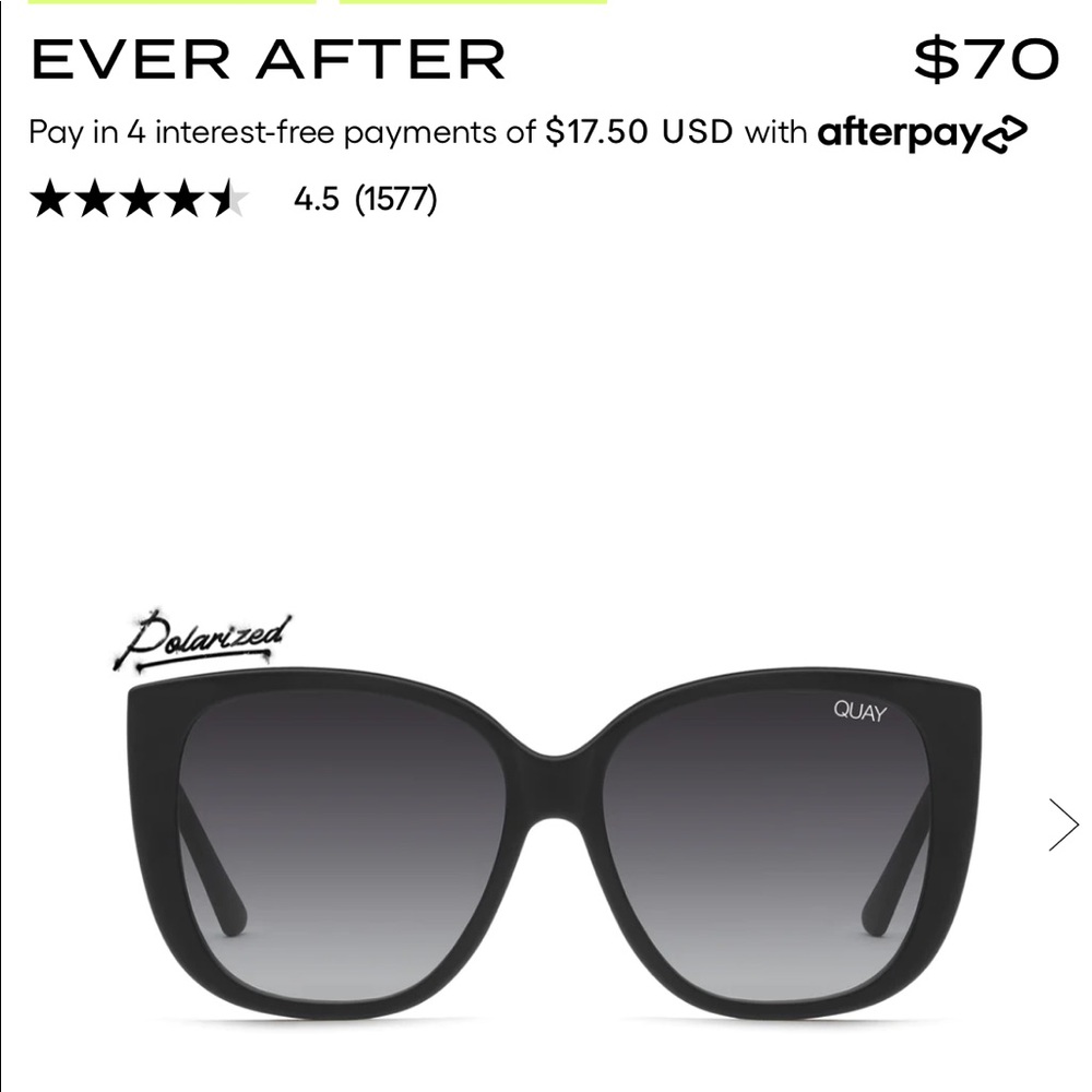 Quay Ever After sunglasses